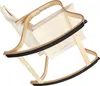 A close-up view of a rocking chair from an angle. Anteprima dell’immagine prodotto