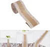 Natürliches Jute-Sackleinenband mit weißer Spitze, Produktbild-Vorschau 5