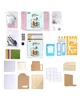 A collection of components for a DIY miniature house kit, including building materials, tools, and instructions. Náhľad obrázku produktu
