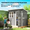 Outsunny Gerätehaus 2,55m², Gartenhaus mit Pultdach, 221 x Produktbild-Vorschau 3