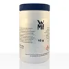 A white cylindrical container with a blue lid, displaying product information and branding. Produktbild-Vorschau