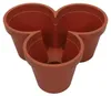 Květináč na tři květiny, Ø 44 x 20 cm, hnědý Náhled obrázku produktu 7