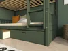 FURNLUX Etagenbett Viggo Grün 90x200cm / Hauptfarbe: Grün / Produktbild-Vorschau 6