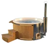 FinnTherm Holz Badefass Stockholm aus Thermoholz, Hot Tub Ø Produktbild-Vorschau 5