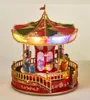 Manège de Noël à LED avec musique et personnages rotatifs, Voir les images du produit 1