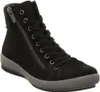 A single black high-top sneaker with a gray sole is shown against a white background. Anteprima dell’immagine prodotto