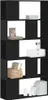 vidaXL Knihovna 5 polic černá 80,5x23,5x162,5 cm materiál Náhled obrázku produktu 2