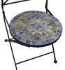 set di sedute a mosaico 3 pezzi mobili da giardino bistrot Anteprima dell’immagine prodotto 2