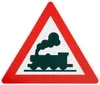 ORIGINAL Verkehrsschild Achtung Bahnübergang Nr. 151 nach Produktbild-Vorschau 1