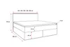 MR GROUP Boxspringbett mit Bettkasten ZADAR, 120x200 beige, Produktbild-Vorschau 6