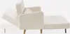 A side view of a cream-colored sofa bed with its extension pulled out. Anteprima dell’immagine prodotto