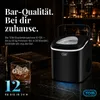 Eiswürfelmaschine Eiswürfelbereiter Schwarz 1,3 Liter mit Produktbild-Vorschau 2