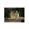 LIVARNO home LED Solar Glas, warmweiß (gecrinkelt Produktbild-Vorschau 2