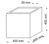 Elegant Einrichten | Pflanzkübel | Fiberglas | anthrazit Produktbild-Vorschau 7