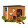 Outentin Hundehütte Outdoor Winterfest für Große Hunde – Produktbild-Vorschau 1