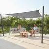 Markiza Relaxdays, 3x3 m, HDPE, oddychająca, markiza Podgląd zdjęcia produktu 5