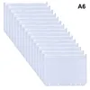 A6 Binder Taschen 15 Stück Durchsichtige PVC 6-Loch Produktbild-Vorschau 1