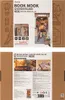 The image shows the front and back of a product box for a Rolife Book Nook 'Sakura Wine Alley' 3D wooden puzzle. Voir les images du produit