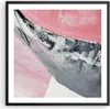 Gerahmtes Poster - Schwarzer Rahmen - Rosa Grau Farbe - Produktbild-Vorschau 1