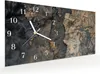 Wanduhr aus Glas mit Motiv Abblätternde Farbe- 60 x 30 cm - Produktbild-Vorschau 2