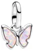 Pandora Me Mini-Charm-Anhänger Rosa Schmetterling Silber Produktbild-Vorschau 2