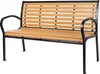 Lavička zahradní KIMBRA, 120x41x82 cm, ocel/plast Náhled obrázku produktu 1