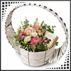 Rattan Pflanzkorb Blumenkorb Pflanzschale Halbkreis mit Produktbild-Vorschau 11