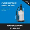 flachpumpe flachsaugpumpe tauchpumpe saugpumpe flachabsaugende Guede Flachsaugerpumpe Tauchpumpe Schmutzwasserpumpe Kellerpumpe 94606 Edelstahl gfs 490597 4015671231499 Productafbeelding-voorbeeld