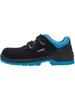 A side view of a black and blue safety shoe. Anteprima dell’immagine prodotto