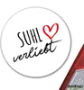 Huuraa Aufkleber Suhl verliebt 10cm rund Sticker Produktbild-Vorschau 2