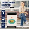 MuchoWow® Koffer Handgepäck Trolley Rollkoffer Kleine Produktbild-Vorschau 2