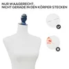 Manekýn na statíve – odieňová figurína | Farba: biela | Náhľad obrázku produktu 7