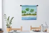 MuchoWow® Wandteppich Wandbehang Palme - Strand - Hütte Produktbild-Vorschau 2