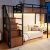 Letto a castello 90x200 cm con schienale in ecopelle, letto Anteprima dell’immagine prodotto 1