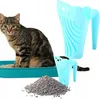 PETSTORY Ergonomická naberačka pre mačky modrá Náhľad obrázku produktu 2