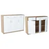 Commode 3 tiroirs et 3 portes finition mate, commode 110cm Voir les images du produit 9