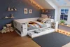 Letto in legno Sweiko, letto per bambini, letto contenitore Anteprima dell’immagine prodotto 19