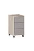 Möbelpartner Rollcontainer Pigeon | HxBxT 59,7x32,6x39cm | Produktbild-Vorschau 2