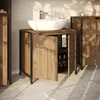 Základní skříňka pod umyvadlo Vicco Naola Dub/černá 70 x 65 Náhled obrázku produktu 5