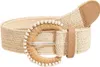 EDIBAZZAR | Cintura in paglia beige elasticizzata Anteprima dell’immagine prodotto 2