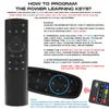 An instructional diagram showing how to program a remote control, with a remote control and a smaller remote control shown. Produktbild-Vorschau