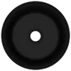 vidaXL Lavabo de luxe Rond Mat Noir 40x15 cm Céramique Voir les images du produit 3