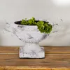 Keramik Pflanzpokal oval Deko-Schale für draussen Ø 17 cm Produktbild-Vorschau 3