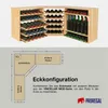 Modulares Weinregal VINCELLAR MOD | HxBxT 60x30x30cm | Produktbild-Vorschau 4