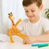 Žirafa Pop Tube Stretch Tube s prísavkami Tube Sensory Toy Náhľad obrázku produktu 9