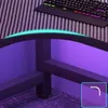 Ecke Gaming Computer Schreibtisch Gross Modern Schwarz Loft Produktbild-Vorschau 7