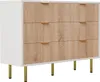 UnboxG 6-Schubladen Kommode 100×34×73 cm, moderner Produktbild-Vorschau 13