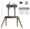 WISFOR TV Standfuss Fernseher Ständer für 40” to 86” LED Produktbild-Vorschau 6