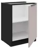 Küchen Unterschrank 60 cm Küche ARONA Kaschmir beige matt + Produktbild-Vorschau 2