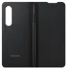 A black Samsung phone case with a stylus holder is shown flat against a black background. Produktbild-Vorschau